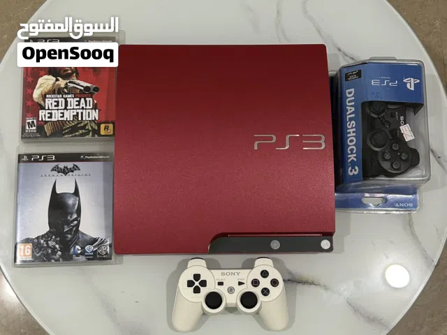 PS3 نسخه يابانية حمراء نظيف