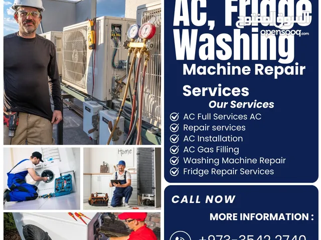 All AC fridge washing machine repair and service in Bahrain