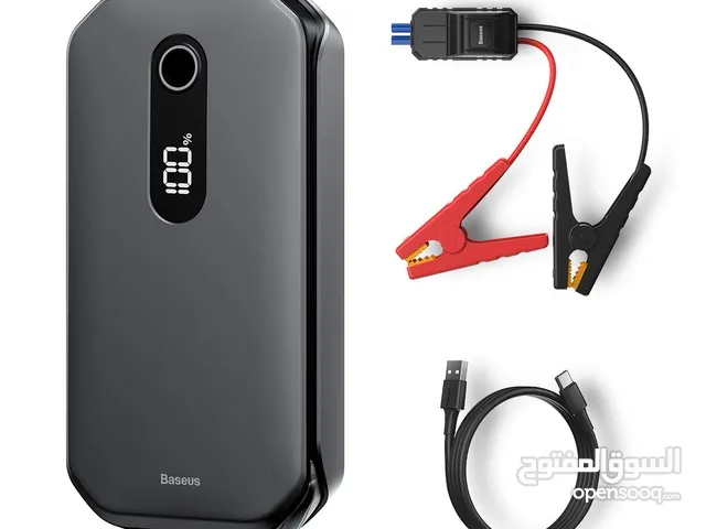 مشغل بطارية سيارة + باور بانك للطوارئ بسعة 12000mAh – ضروري لكل سيارة