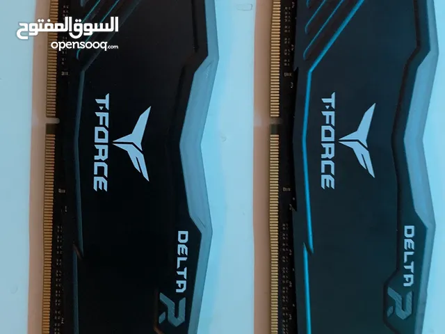 رام T-Force 16GB DDR4 بسرعة 2400MHz - مستعملة بحالة ممتاز