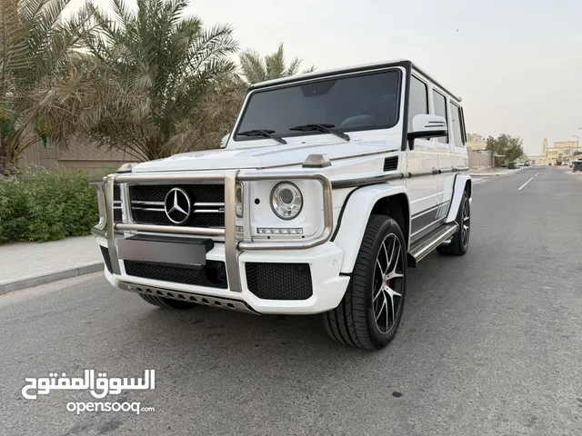 مرسيدس بنز G 63 اديشن خليجي موديل 2017 ، صبغة وكالة وبحالة الوكالة كامل قمه في النظافه .