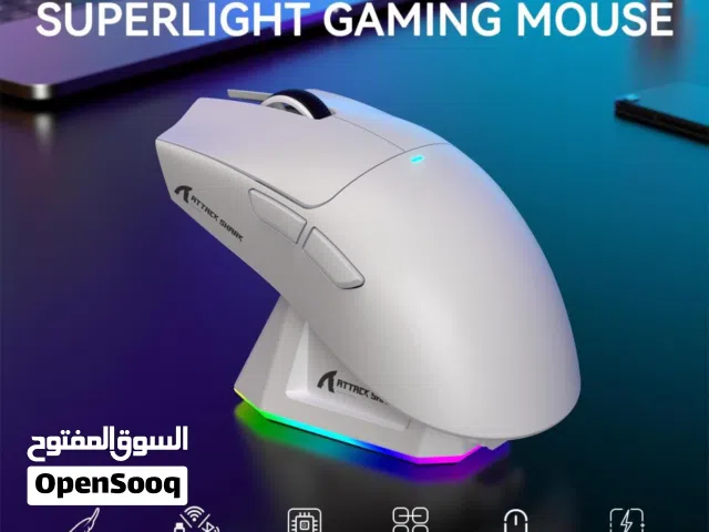 ماوس اتاك شارك اكس 11 لاسلكي وايرليس اصلي ATTACK SHARK X11 22000 DPI USB WIRELESS MOUSE