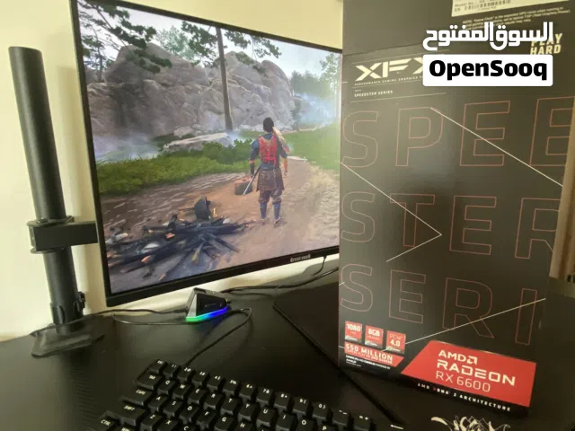 للبيع البي سي و اغراضه او للبدل بايفون 16/15pro