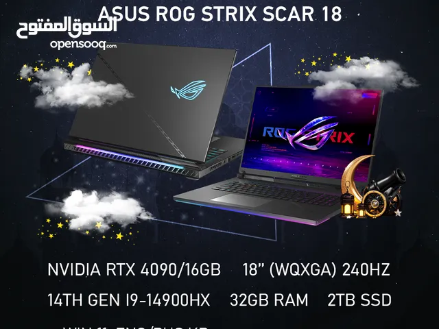 Asus Rog Strix Scar 18 RTX 4090 240Hz - لابتوب جيمينج من اسوس !