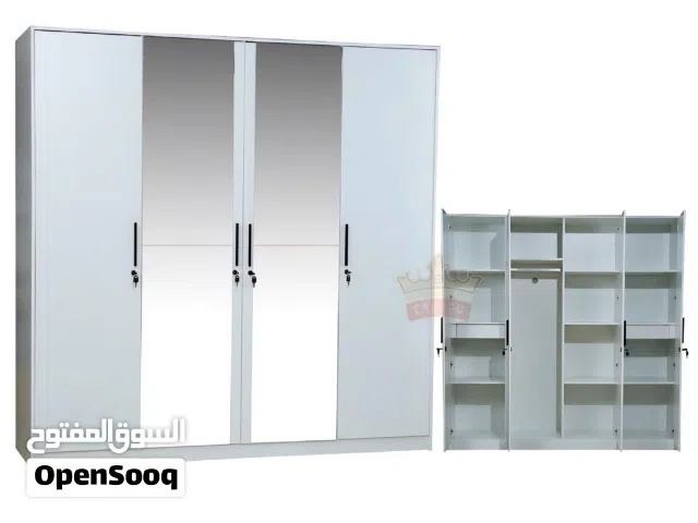 دولاب 4 أبواب بتصميم عصري ومساحة تخزين واسعة بافضل سعرModern 4-Door  Wardrobe with Spacious Storage