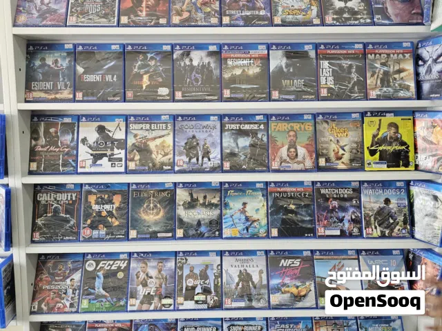 أشرطة بلاستيشن 4 و 5 جديده وتتوفر اشرطه بالطلب الطلب سريع يفضل التواصل واتس اب يوجد توصيل