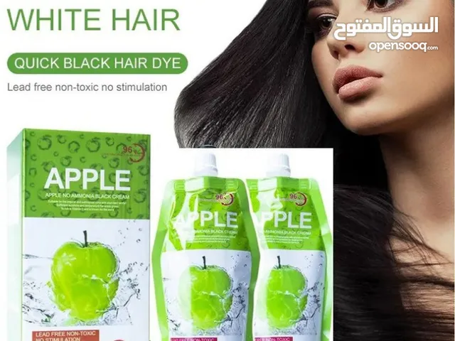 APPLE صبغه شعر من دون امونيا لتغطية أمنه للشيب
