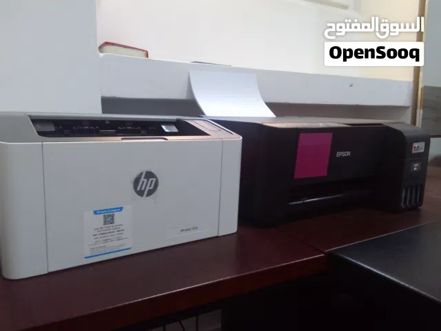 2 طابعات للبيع1500 استعمال نضيف شبھ جدد