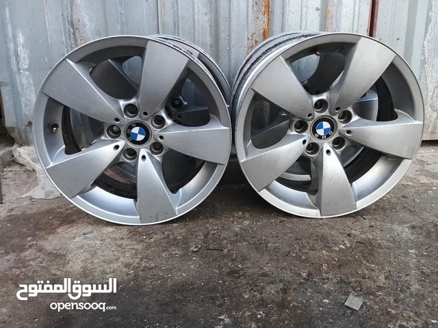 رنقات بي ام دبليو 5 series حجم 17 اصليين نظافة للتواصل
