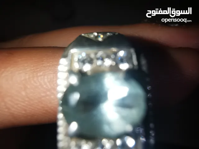 خاتم صياغه بحرينيه الحجر غير معروف عيار الفضه 990