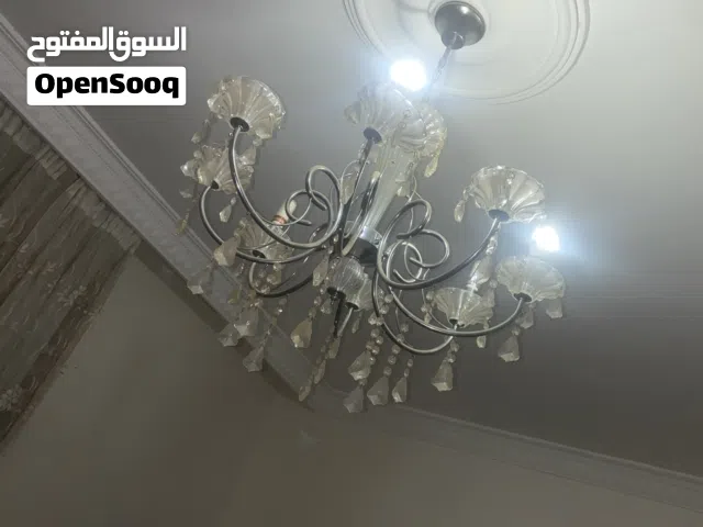ثريات كريستال لون فضي عدد 2 للبيع