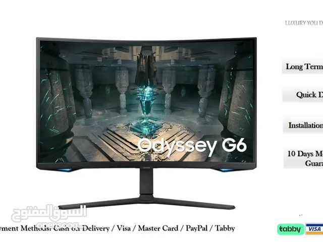 Samsung 27" G65B Odyssey G6 QHD 240Hz Curved Smart Gaming Monitor