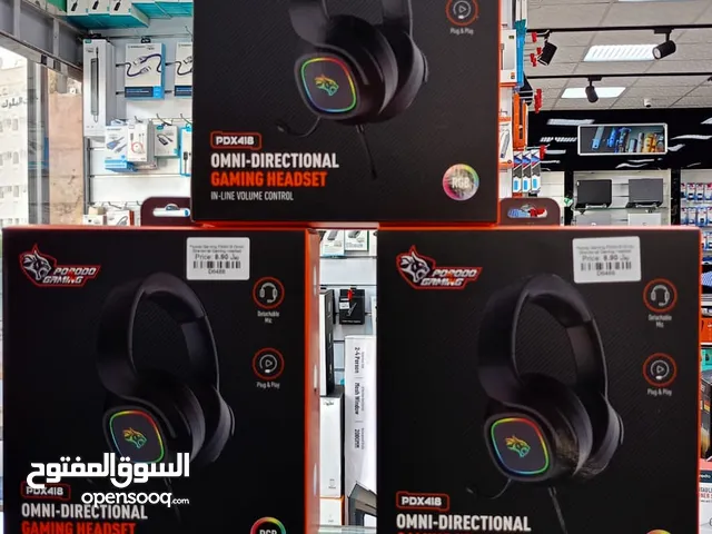 Porodo Gaming RGB Headphone with Detachable Microphone