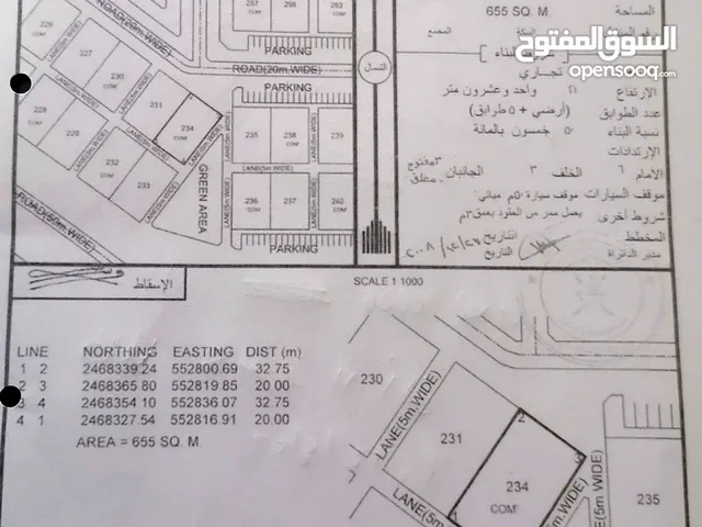 Commercial Land for Sale in Al Dakhiliya Adam