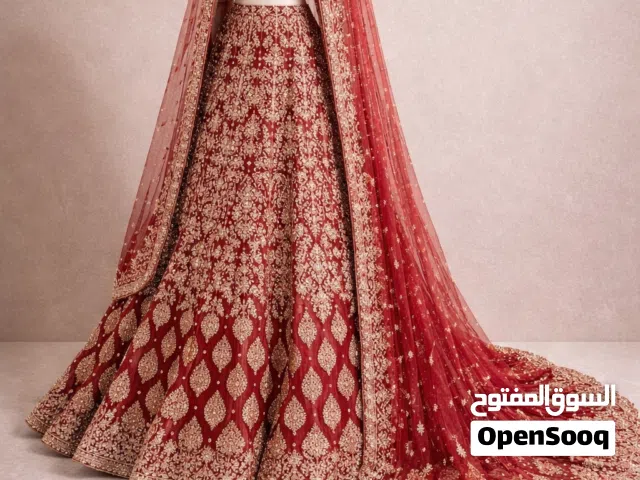 لبس هندي لزفاف ملبوس مره واحده فقط