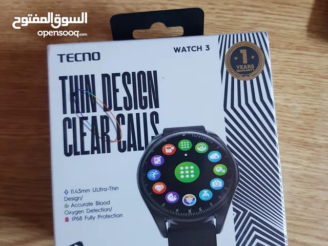 ساعة tecno watch 3 جديدة