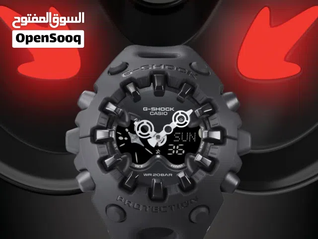 ساعة جي شوك الفاخرة اخر اصدار بحالة الوكالة للبيع بسعر مغري