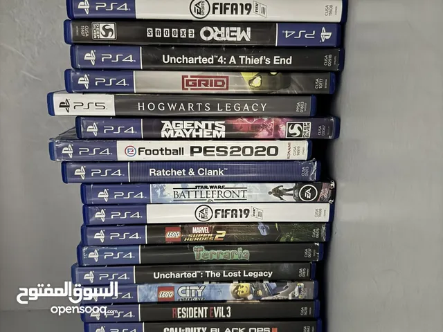 اشرطة ps4&ps5 .( الاسعار من 5 ريال الى 10 ريال)