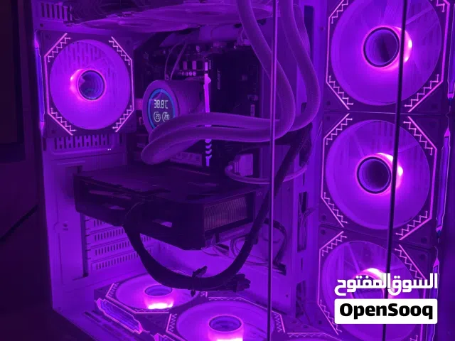 كمبيوتر: RTX 4060 ، معالج i5 13th gen Liquid cooling , 16gb ram