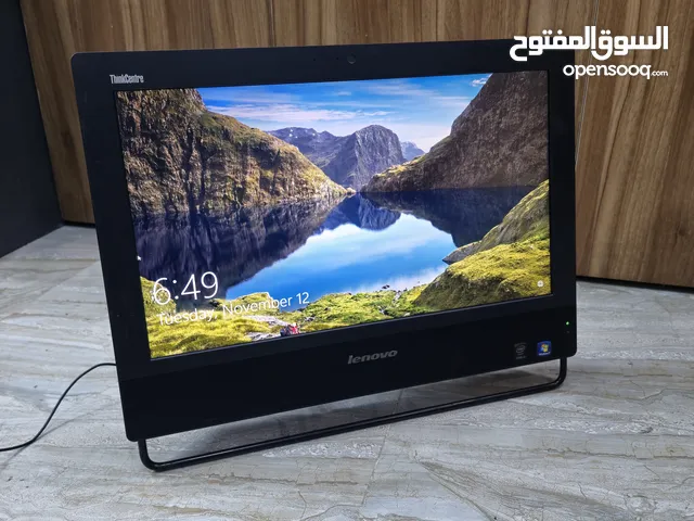 كمبيوتر لينوفو مجدد الكل في واحد بشاشة 20 بوصة مع هارد ssd الاصلي فائق السرعة والاداء