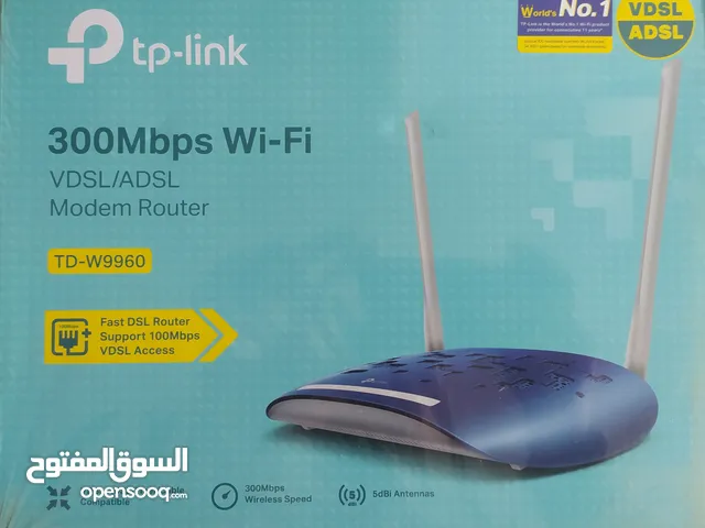 TP-Link VDSL راوتر فائق السرعات بعمل علي جميع الشركات إستعمال بحاله الزيرو اقل من 24 ساعة