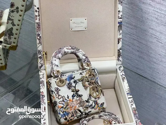 Christian Dior Micro Lady Dior with Small Trunk Multicolor Embroidered Calfskin Light Gold Hardware