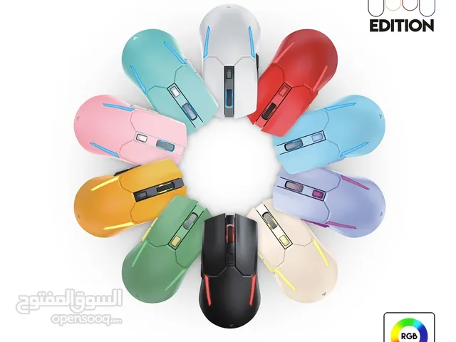 VENOM II WGC2 WIRELESS 2.4GHZ PRO-GAMING MOUSE متوفر اللون الاصفر,الاحمر,الأسود,الأبيض والازرق