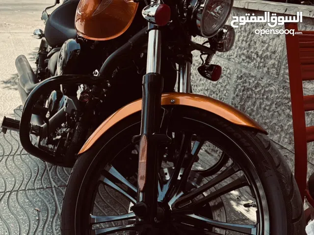كواساكي فولكان 900 cc مخصص بلاك اديشن vn900 بحاله ممتازه وضع الشركه