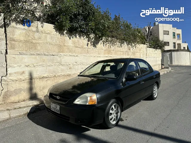 كيا ريو لون اسود 2004 للبيع بسعر حرق من المالك مباشره