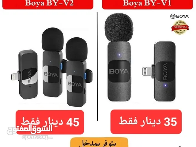 مايكات ويرلس عالي الجودة من نوع BOYA متعدد الاستخدامات
