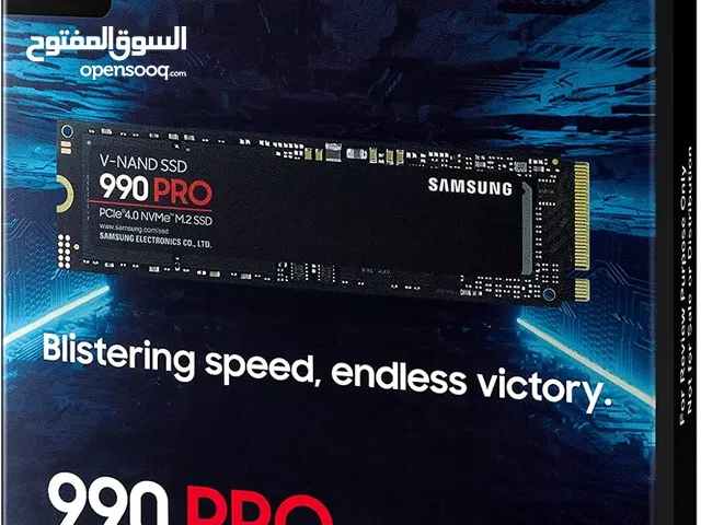 Samsung 990 PRO 2TB PCIe Gen 4.0 x4 (Transfer Rate 7,450MB/s) NVMe M.2
