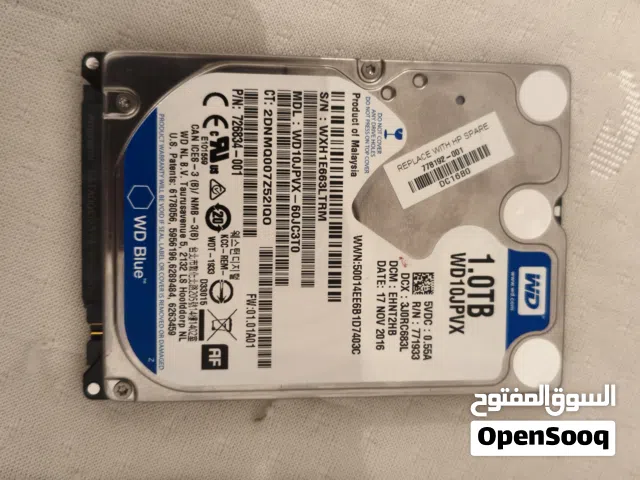 WD blue HDD 1TB used work good negotiable