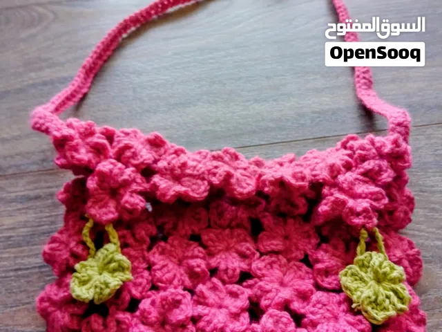 Crochet flower bag