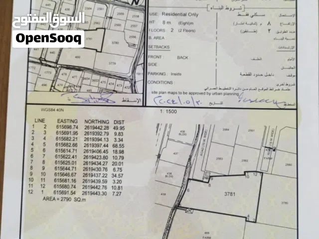 Residential Land for Rent in Muscat Seeb