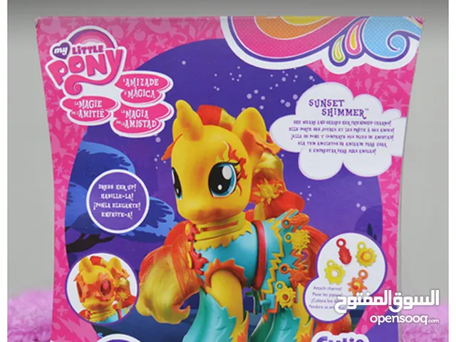 دمية مهرتي الصغيرة My Little Pony كبيرة مع اكسسوارات برنامج كرتون مهرتي الصغيرة