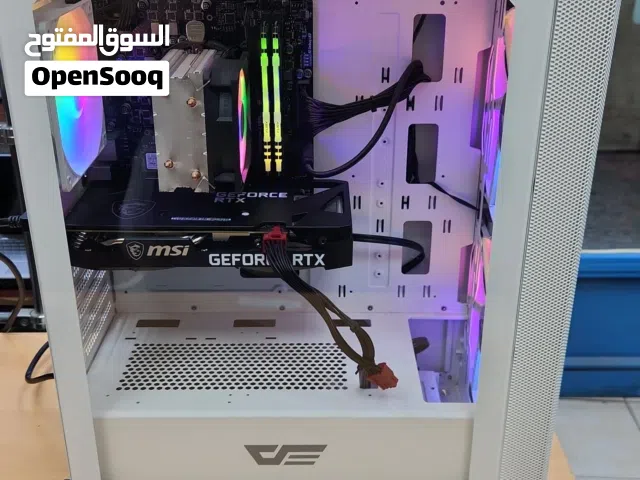 نبيع كمبيوتر جيمنق Core i5 13Gen256M.2 ssd+1TB /16Ram/3060 12GB RTX كالجديد لون أبيض