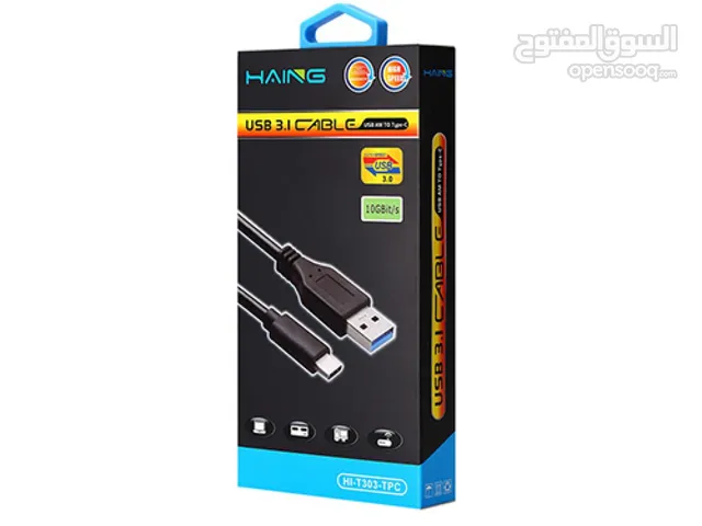 HAING HI-T303-TPC Type C OTG To USB Male Cable كيبل يو اس بي الى تايب سي