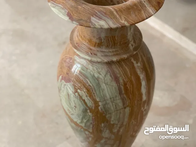 مزهريتين رخام طبيعي فاخر