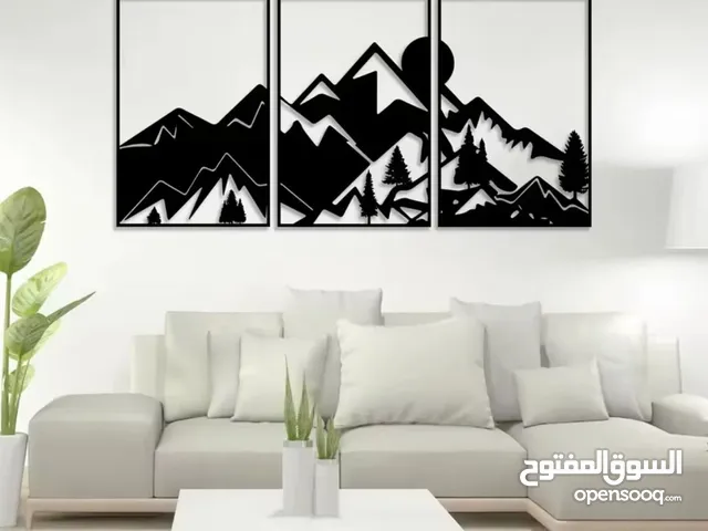 تصميم وتنفيذ لوحات جدارية من الاكريلك الفاخر