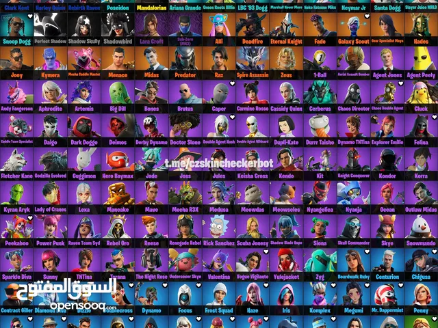 حساب فورت نايت للبيع السعر 25