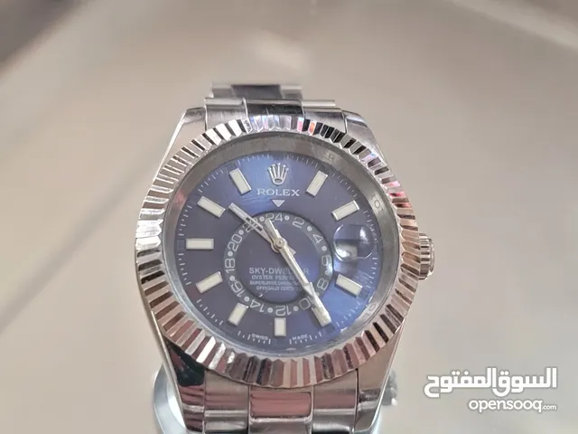 ساعه رولكس اوتمتيك كوبي مينا زرقاء جميله جدا توب نظافه للبيع بسعر مميز جدا ساعه غنيه عن التعريف