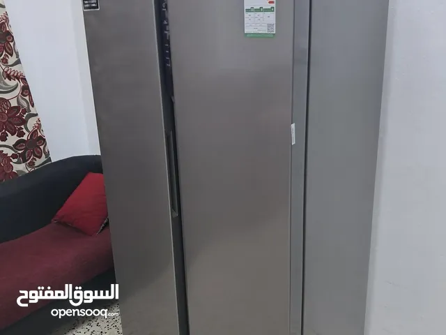Brand New, Haier Side by Side two doors Refrigerator, Twin Inverter Technology, Silver Color