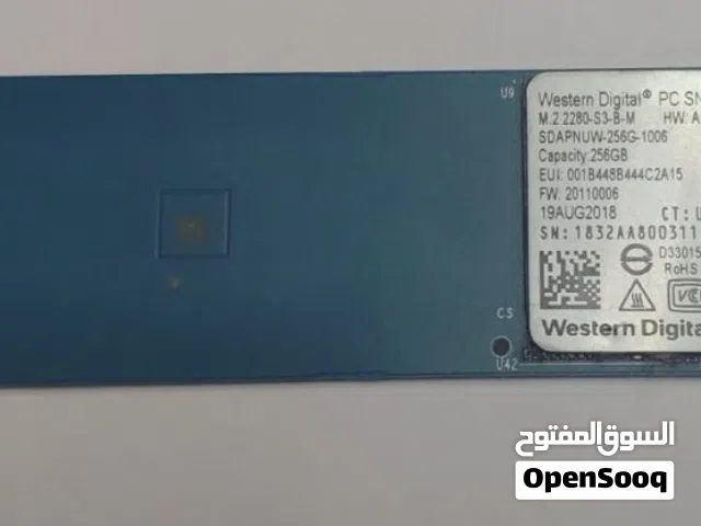 western digital pc sn520 NVMe  ssd m2 2280 -s3-bm  256GB