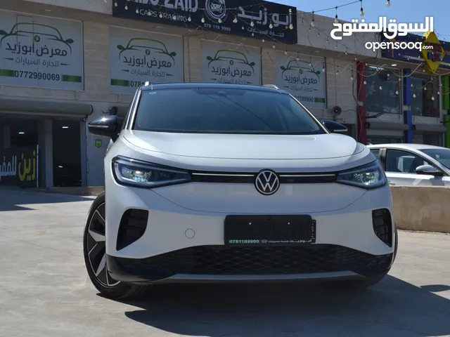 VOLKSWAGEN ID.4 CROZZ  PRO BIANO BLACK  2023 لون لؤلؤي فحص كامل