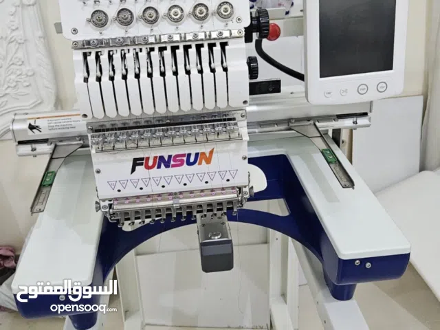 Funsun single-head, 12-needle computerized embroidery machine.