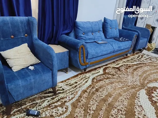 قنفات استعمال شهرين فقط 10 مقاعد بلوك اسود قماس شاموا