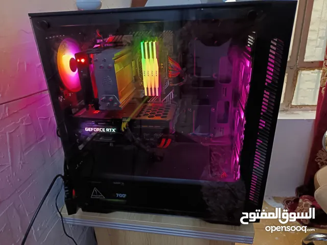 حاسوب العاب واستعمال ثقيل  المعالج i5-11400 كرت الشاشة rtx3060 12g palit الرامات 32gb