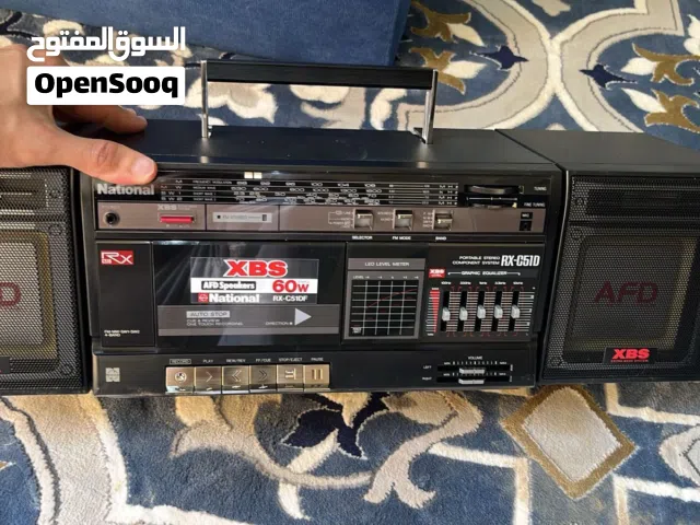 راديو كاسيت ناشيونال ياباني RX-C51D مخزن زيرو بكرتونته (نوادر).