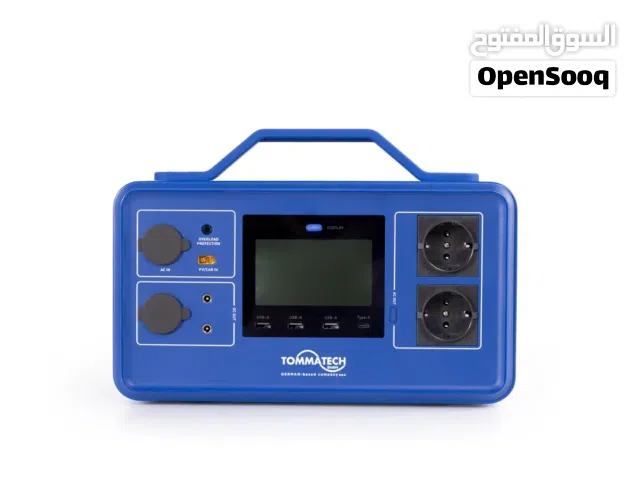 محطة طاقة كهربائية محمولة 2400 و 500 واط بدون محروقات تعمل على الطاقة الشمسية (power bank)