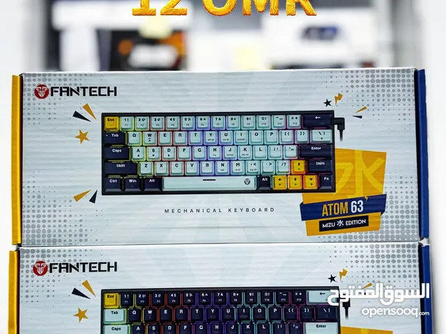 Fantech Atom 63 Mechanical Keyboard كيبورد ميكانيكي من فانتك